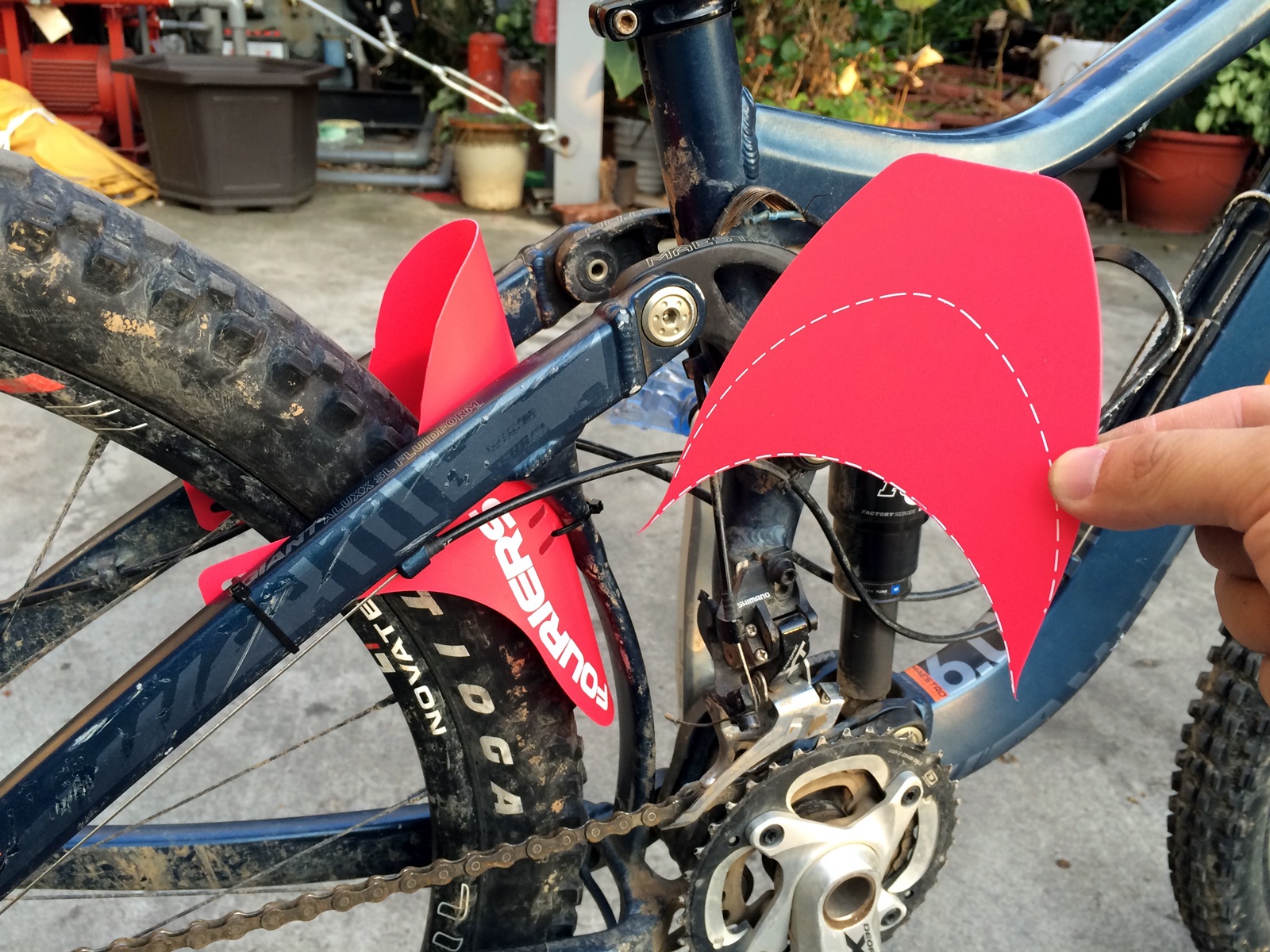 mudguard rear mtb