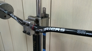 FOURIERS Carbon handlebar impact test 1.1m hight